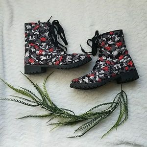 Mickey Mouse Disney  Combat Boots